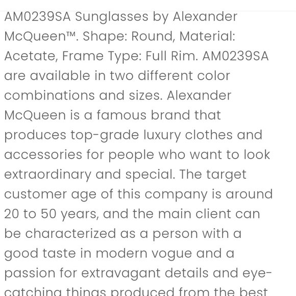 ALEXANDER MCQUEEN SUNGLASSES main image 11
